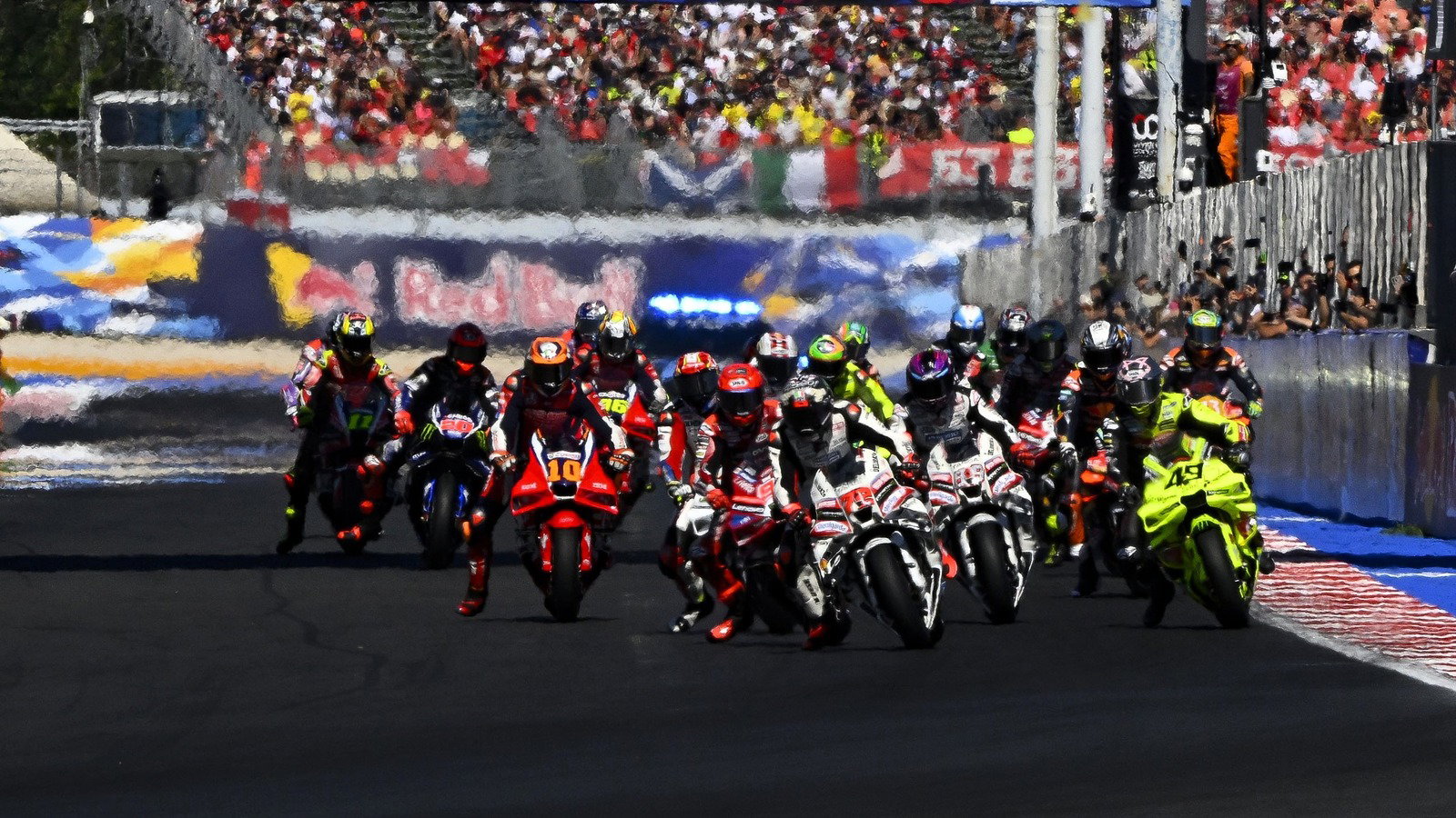 Start, 2026 Misano MotoGP.
