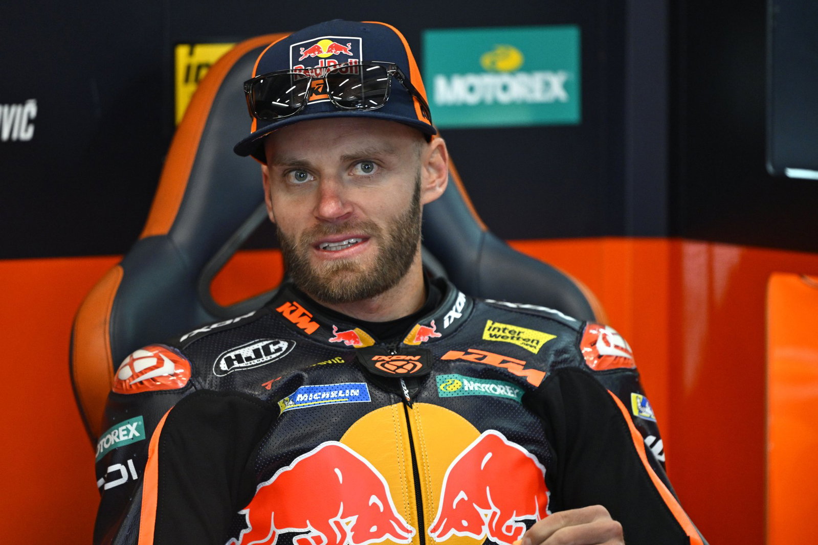 Brad Binder, 2026 MotoGP Austrian Grand Prix, pit box. Credit: Gold and Goose.