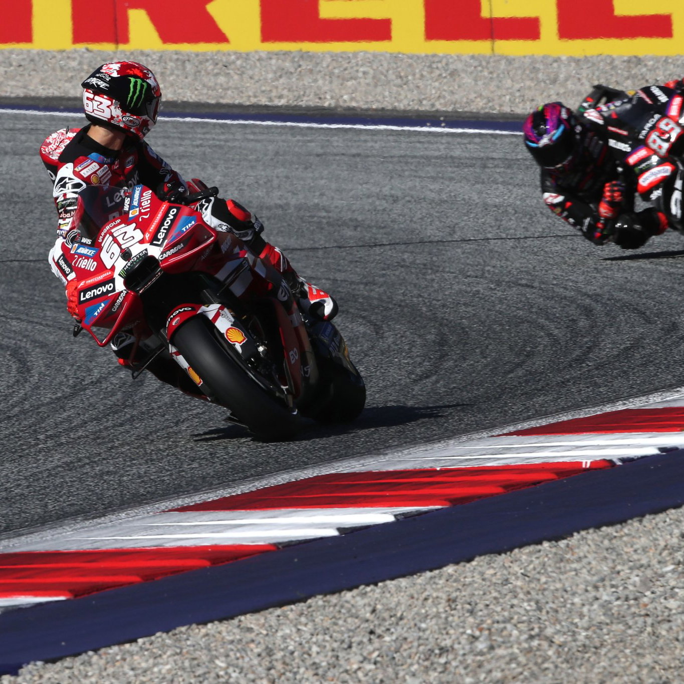 Francesco Bagnaia, Jorge Martin, 2026 MotoGP Austrian Grand Prix. Credit: Gold and Goose.