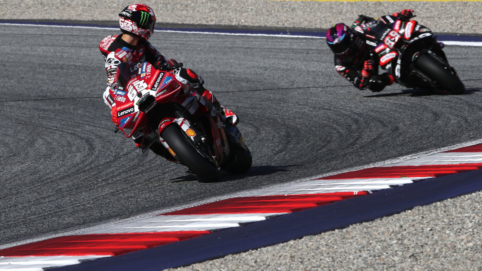 Francesco Bagnaia, Jorge Martin, 2026 MotoGP Austrian Grand Prix. Credit: Gold and Goose.