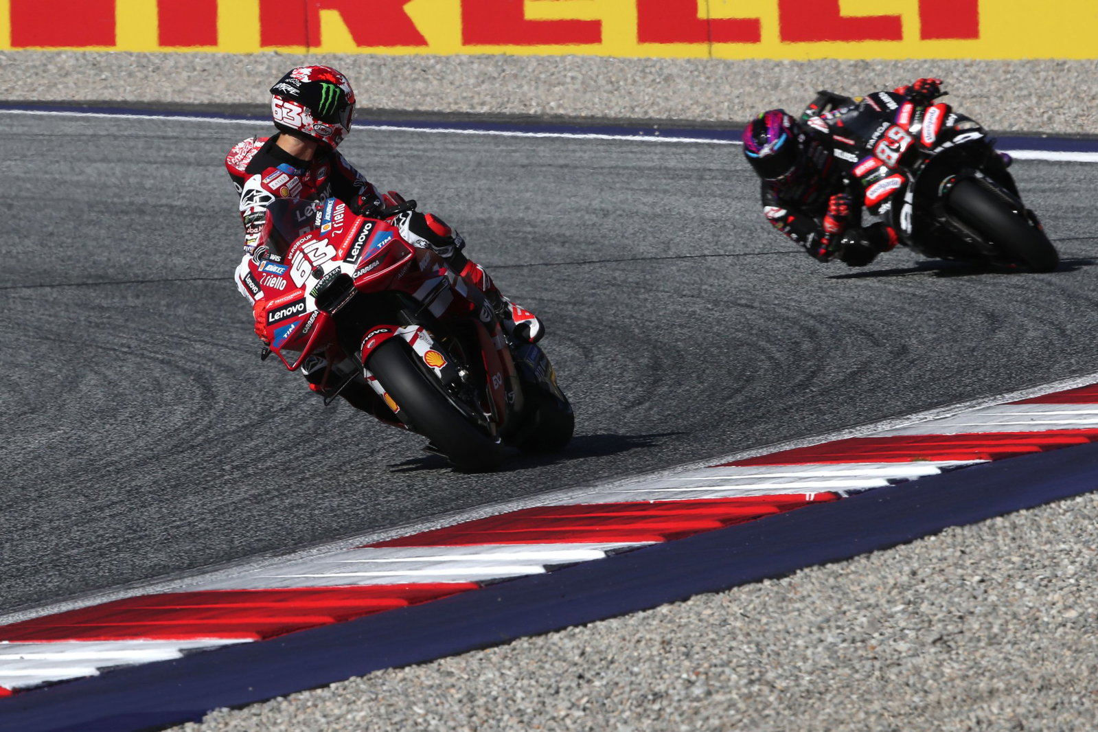 Francesco Bagnaia, Jorge Martin, 2026 MotoGP Austrian Grand Prix. Credit: Gold and Goose.