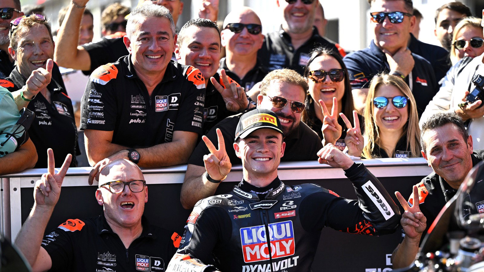 Gonzalez celebrates with Intact GP.