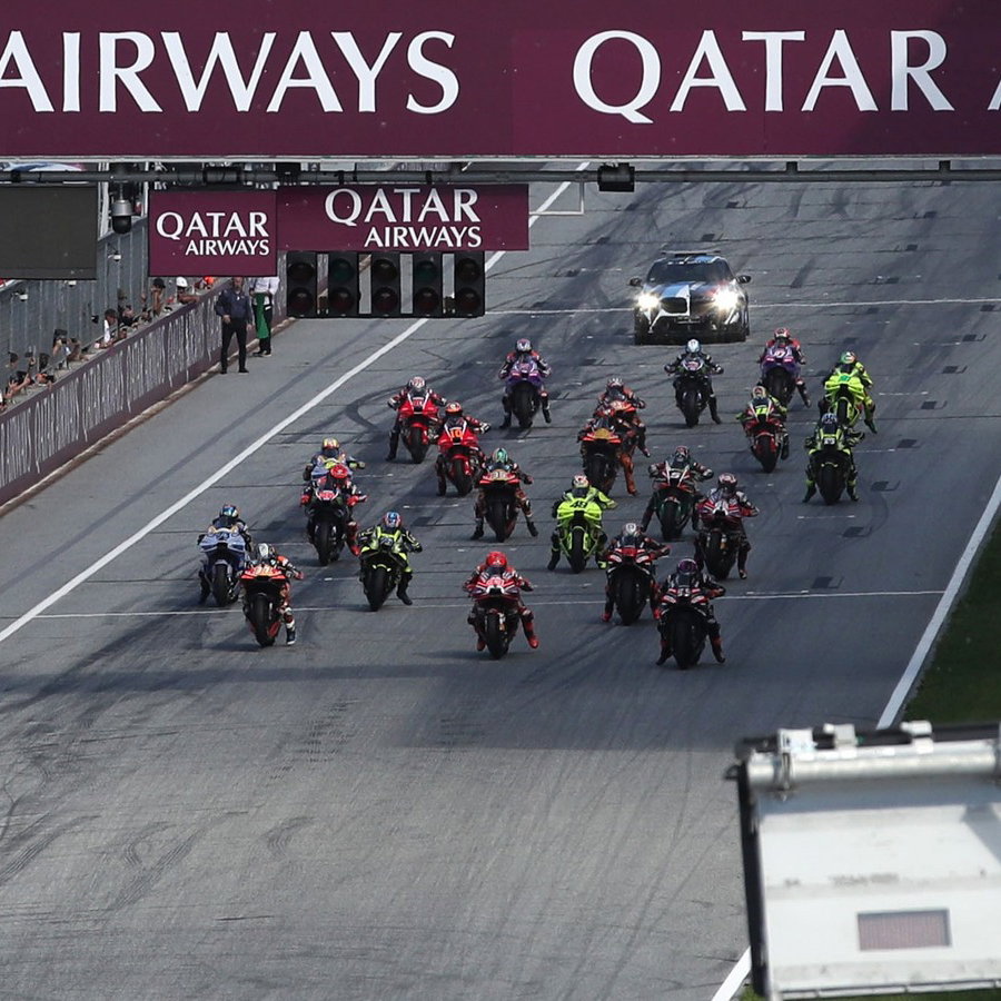 Start, 2026 Red Bull Ring MotoGP. 