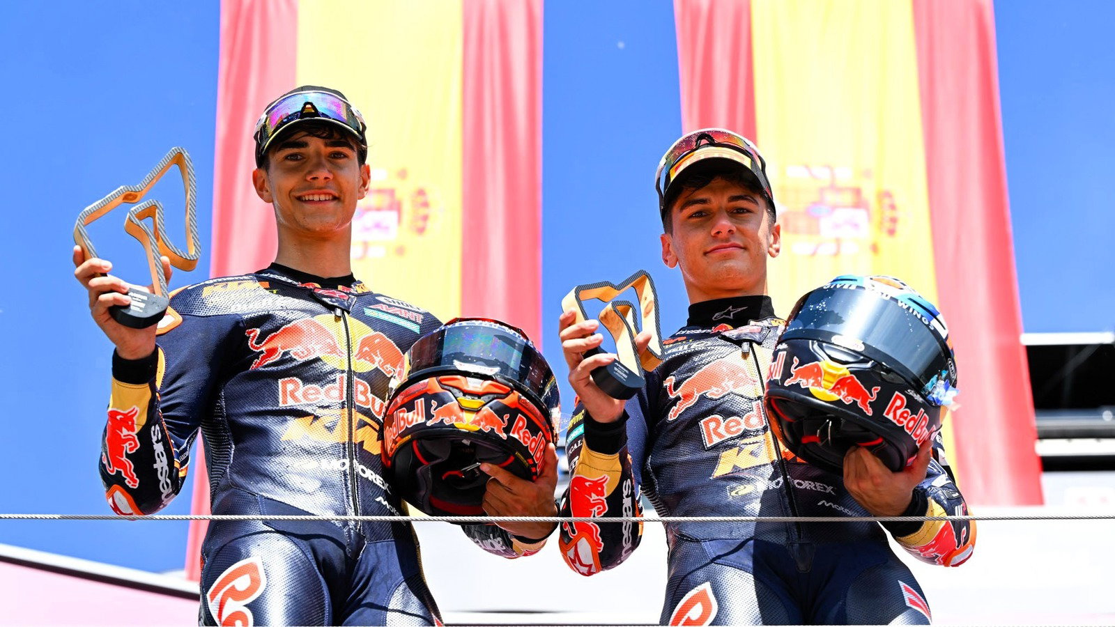 Brian Uriarte, Alvaro Carpe, Moto3 Race, Austria.