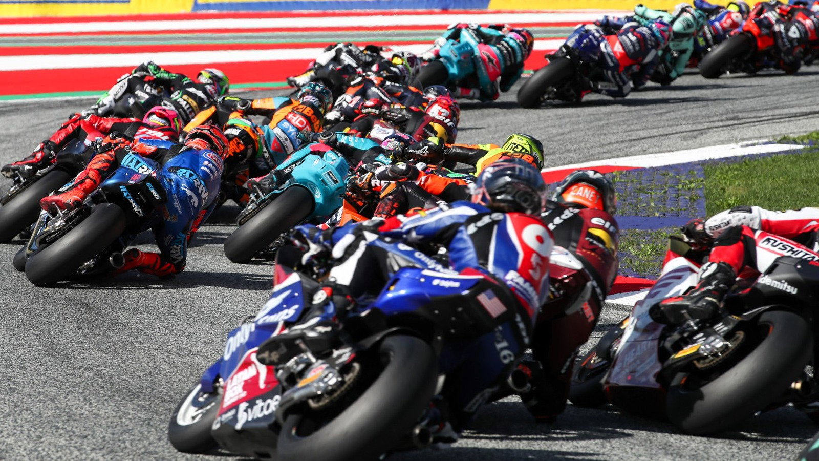 Turn 1, Red Bull Ring Moto2 Grand Prix.