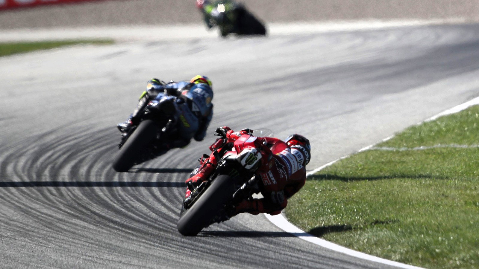 Marc Marquez recovers after early brake issues, 2026 Red Bull Ring MotoGP.