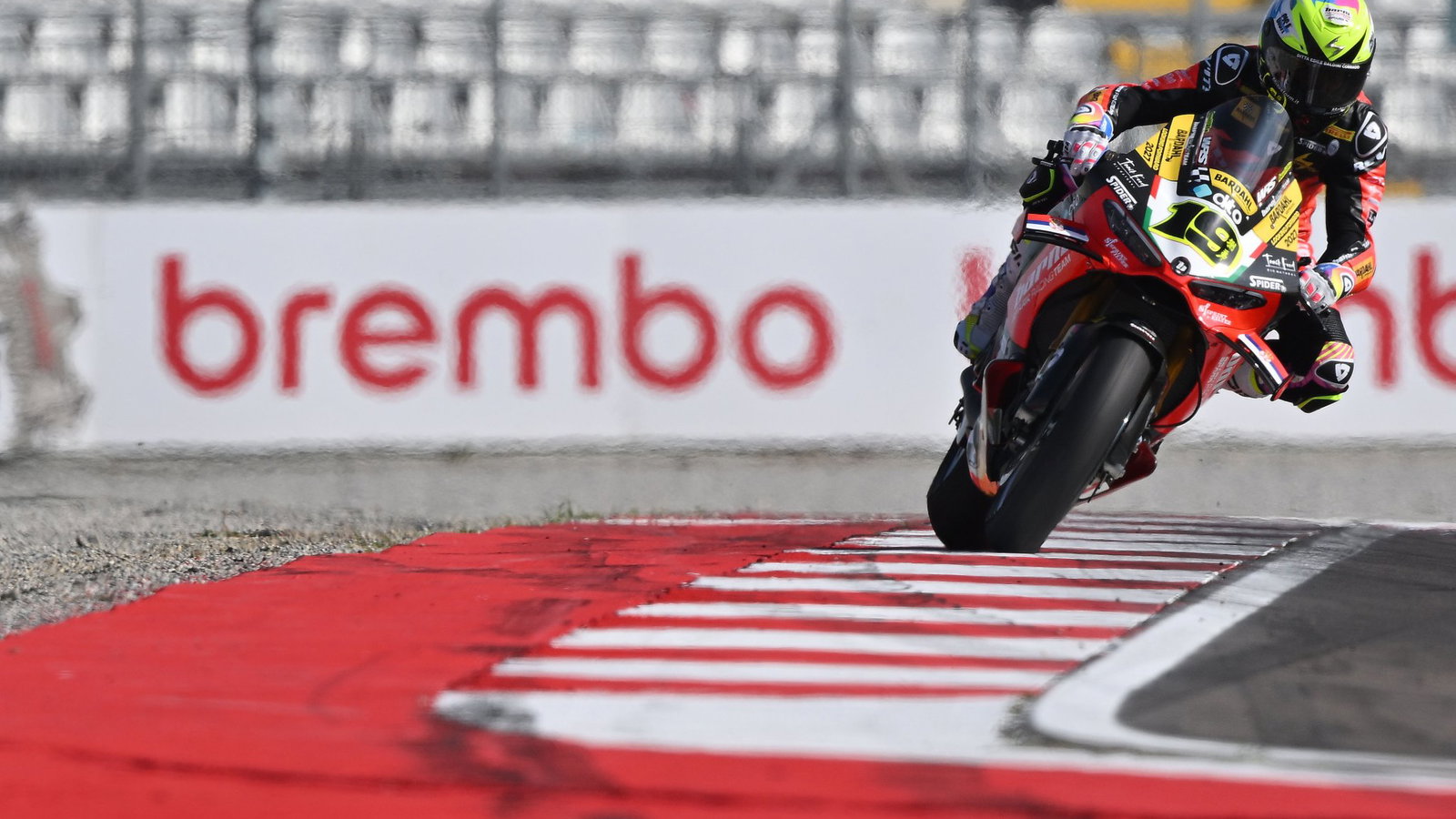 Alvaro Bautista in practice at the 2026 Italian WorldSBK.