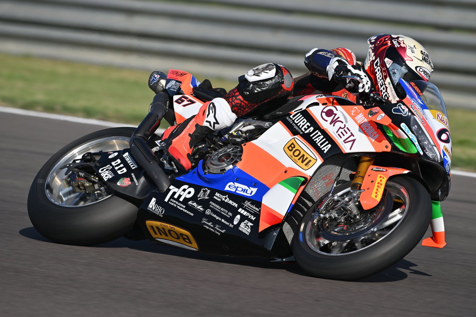Alberto Surra, 2026 Italian WorldSBK. Credit: Gold and Goose.