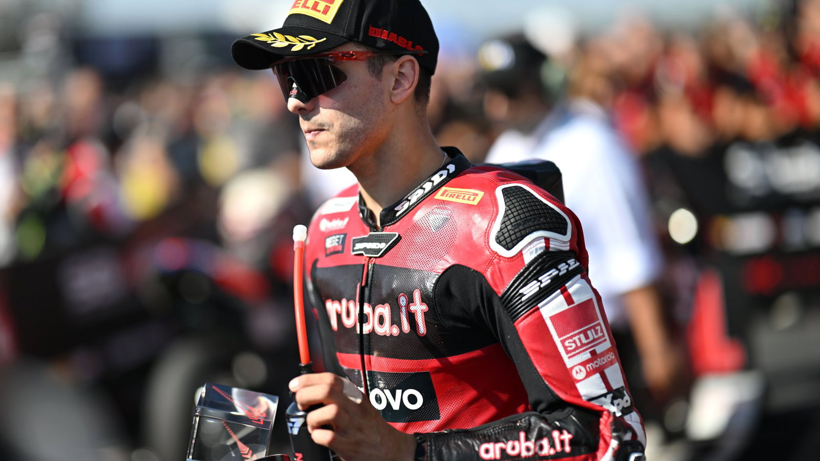 Iker Lecuona, 2026 Italian WorldSBK, parc ferme. Credit: Gold and Goose.