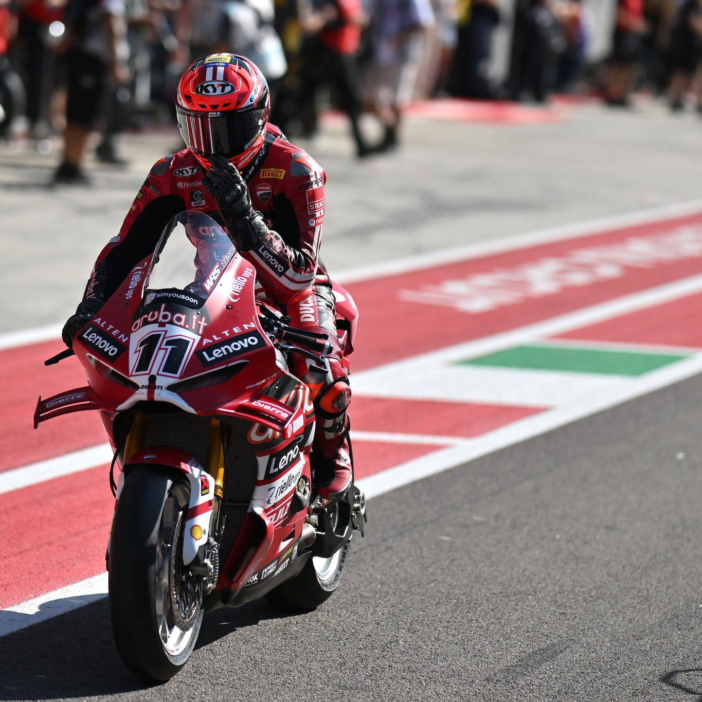 Nicolo Bulega, 2026 Italian WorldSBK. Credit: Gold and Goose.