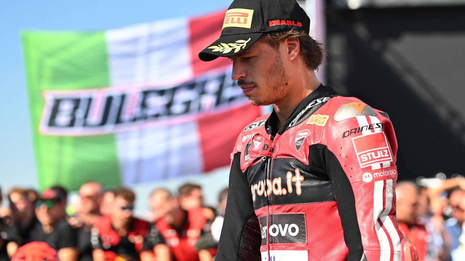 Nicolo Bulega has been crowned WorldSBK champion in Race 2 at the Italian Round.
