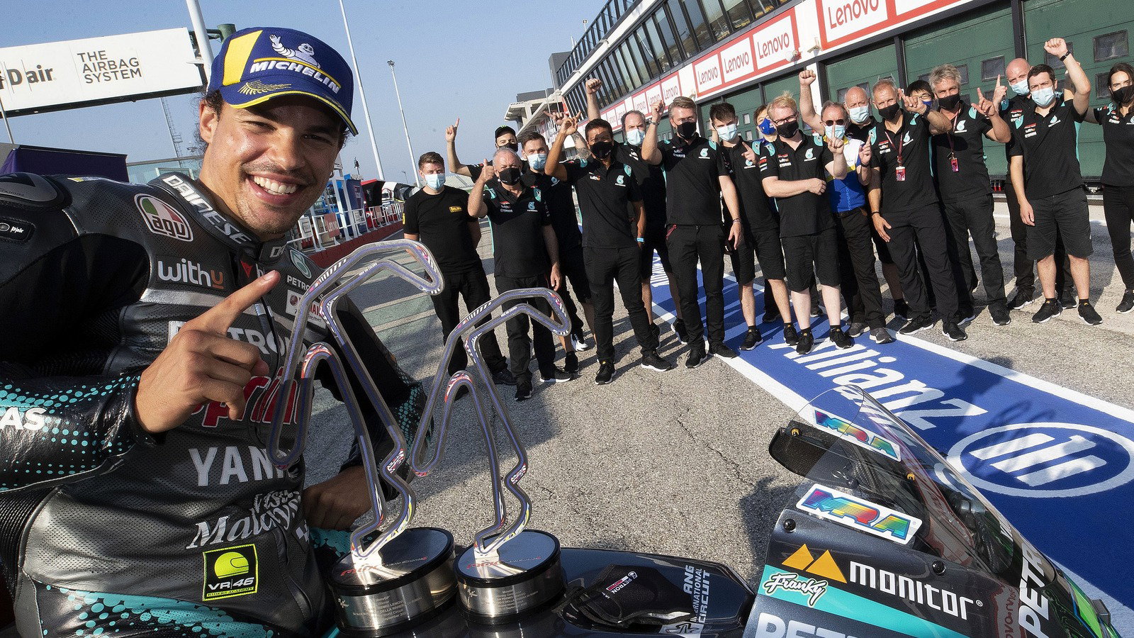 Franco Morbidelli's first MotoGP win, Misano 2020.