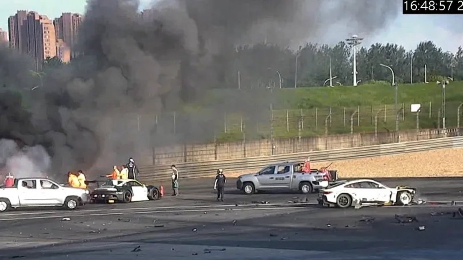 CCTV of Millroy's horrific Chinese GT shunt