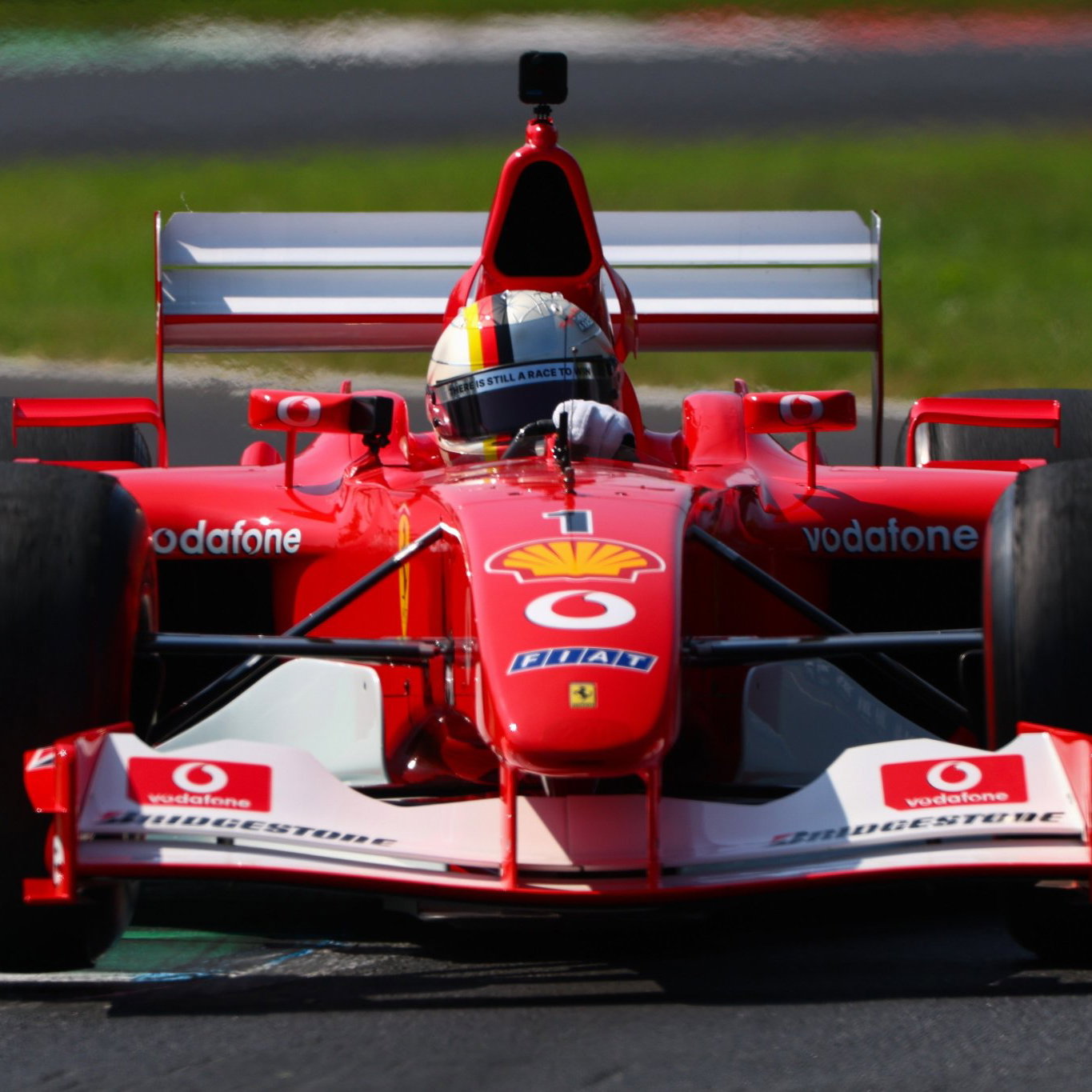Vettel drove Schumacher's F2002 at Monza 