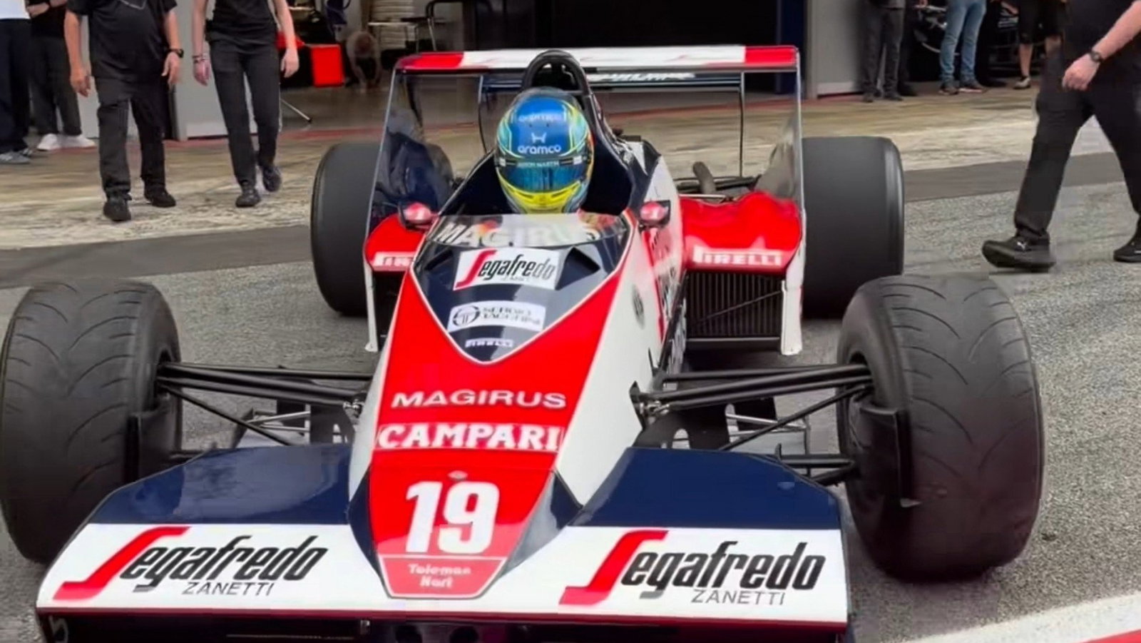Alonso has been out in some Senna classics