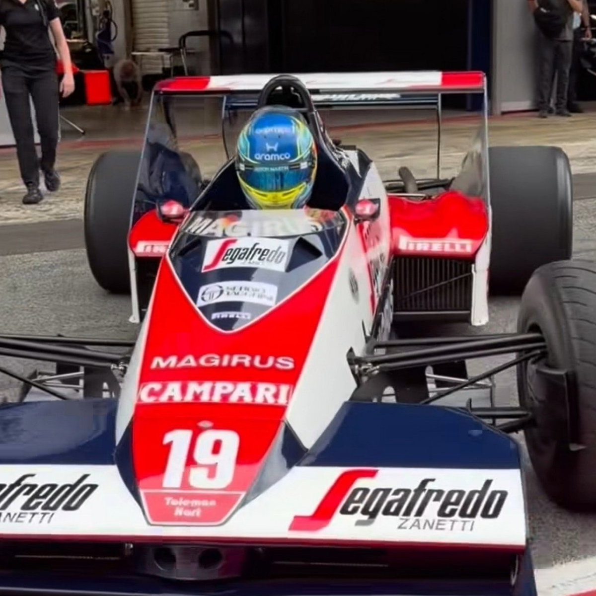 Alonso has been out in some Senna classics