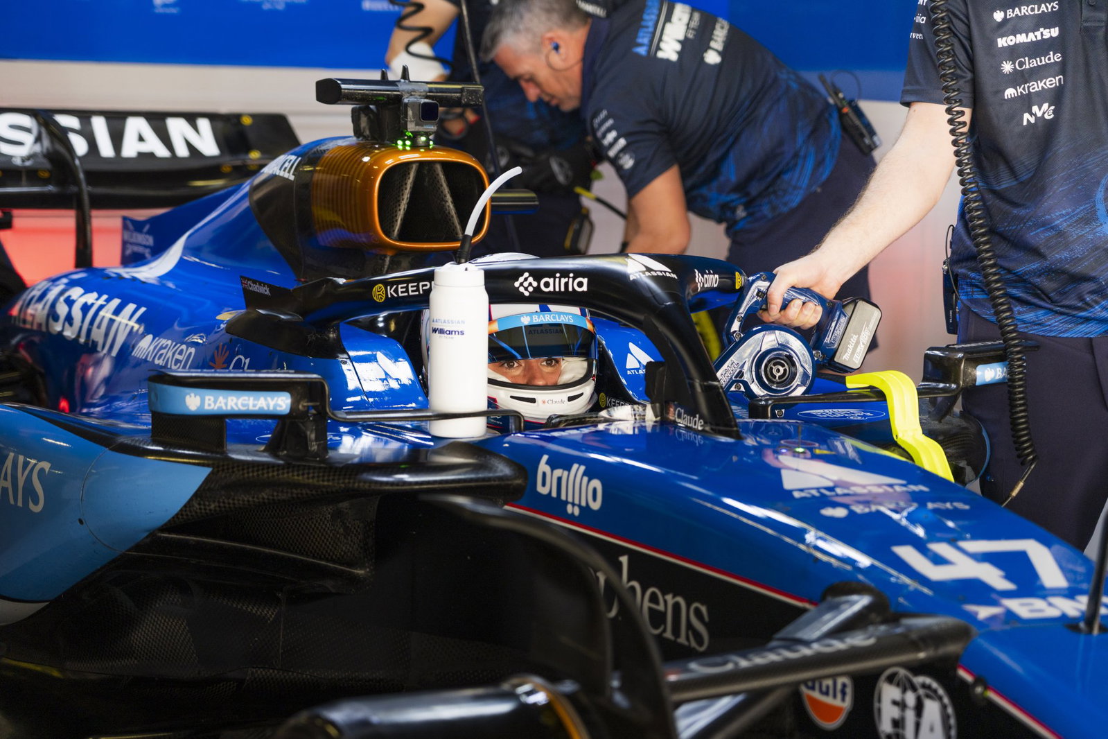 Chadwick completed 32 laps in Williams' 2025 challenger