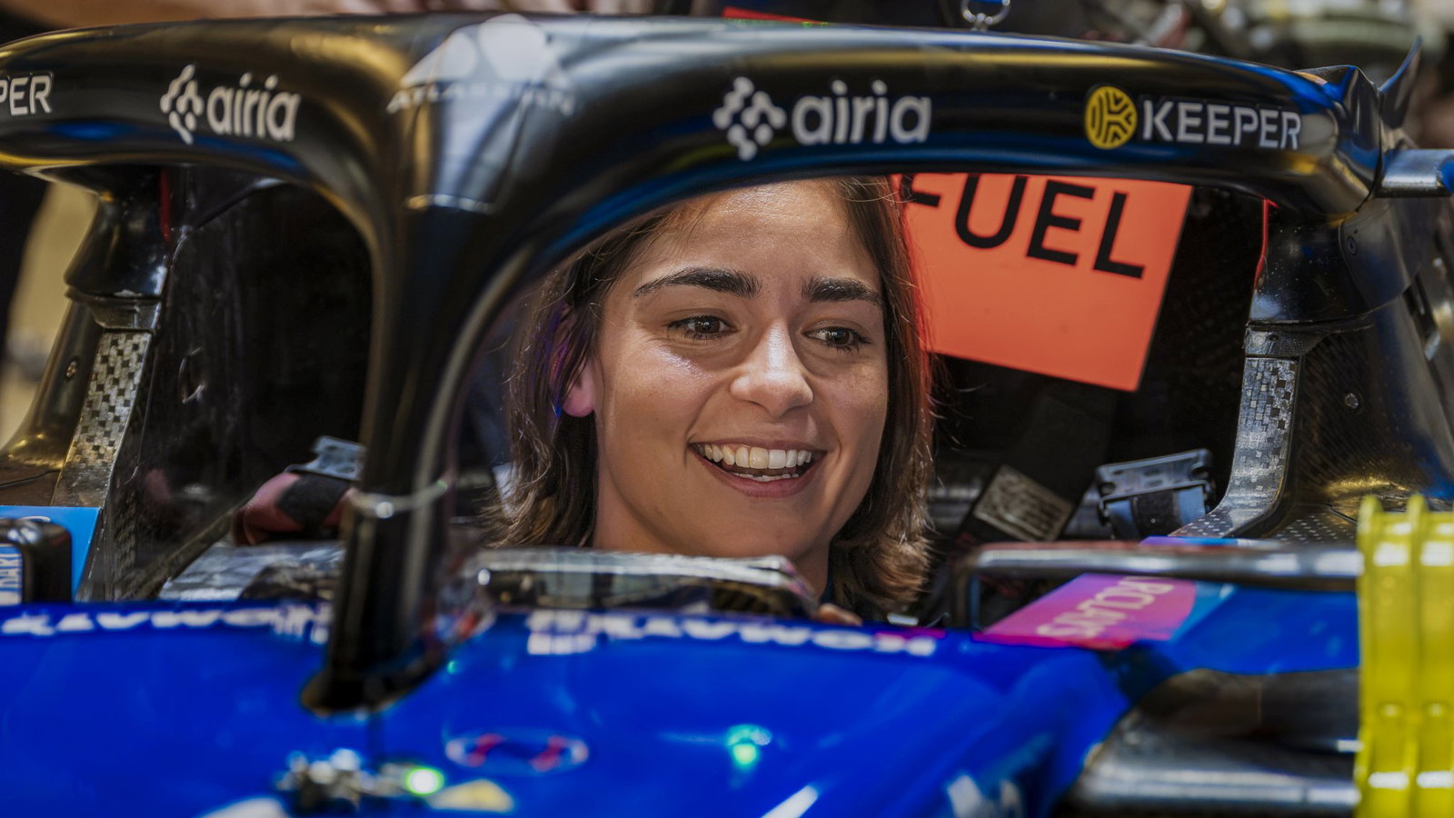 Jamie Chadwick completed her first F1 test with Williams