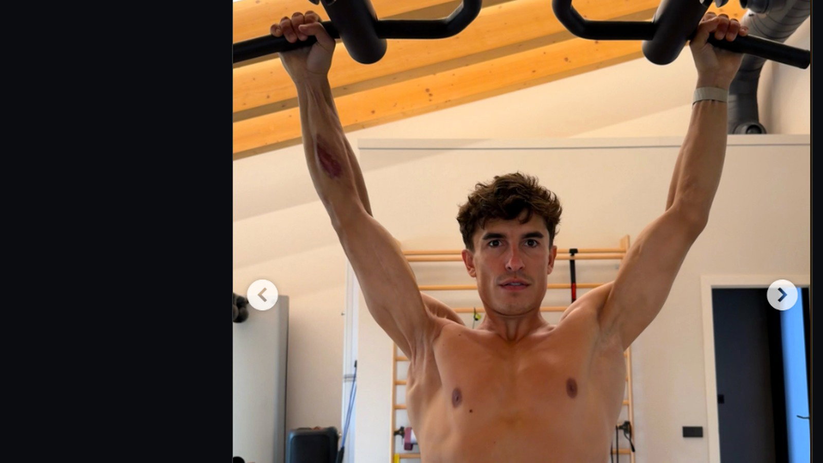 Gym photo shows the physical toll Marc Marquez is still carrying.