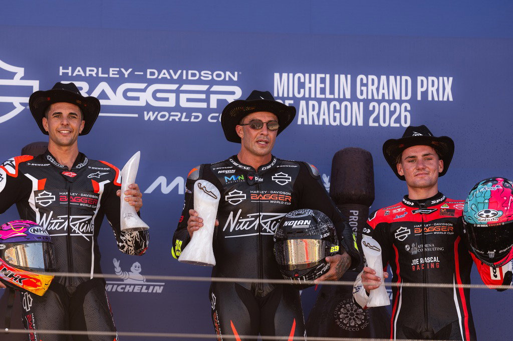 Andrea Iannone, 2026 Harley-Davidson Bagger World Cup, Aragon.