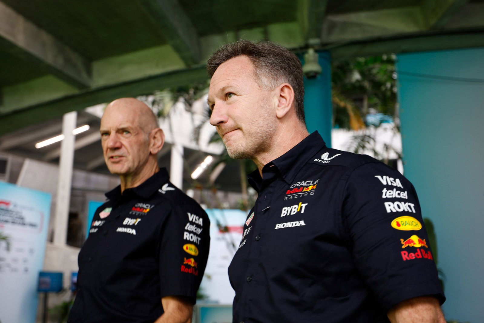 Christian Horner and Adrian Newey were colleagues at Red Bull
