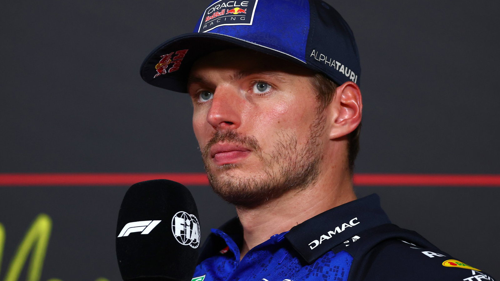 Max Verstappen said he had no answer to Mercedes on the straights