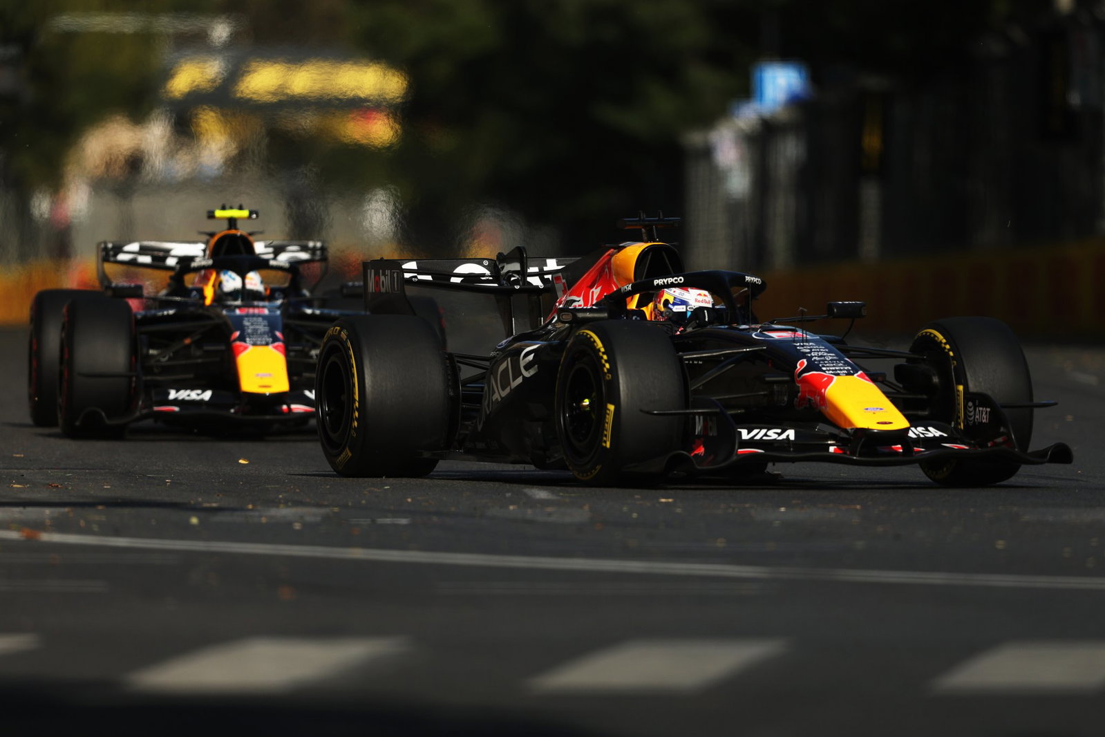 Red Bull did not ask Verstappen to let Hadjar through
