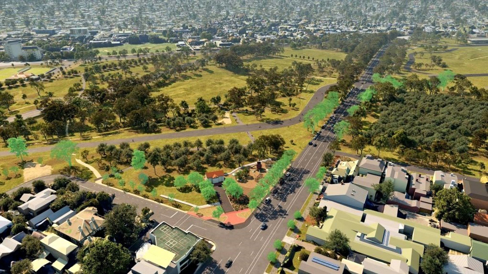 Main track change on latest Adelaide MotoGP circuit design (Government of South Australia).