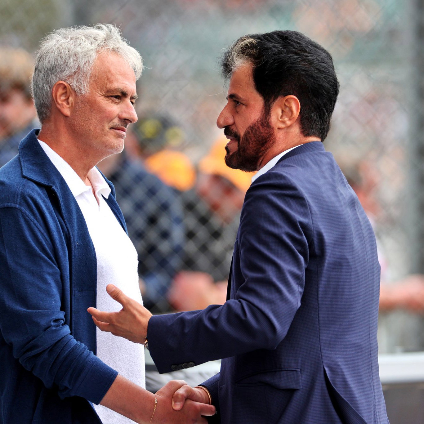 Ben Sulayem with Mourinho 