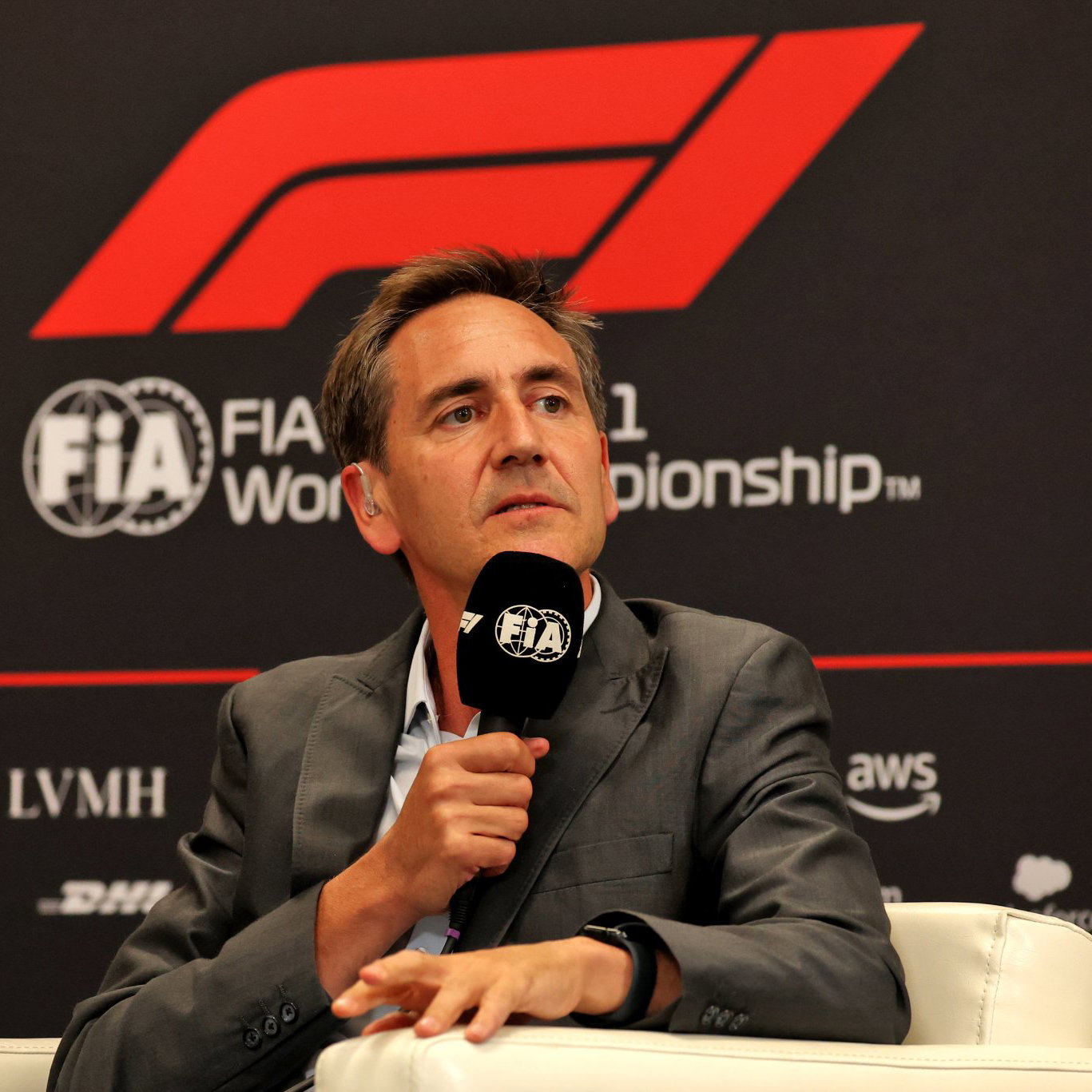 F1 presenter and broadcaster Tom Clarkson 