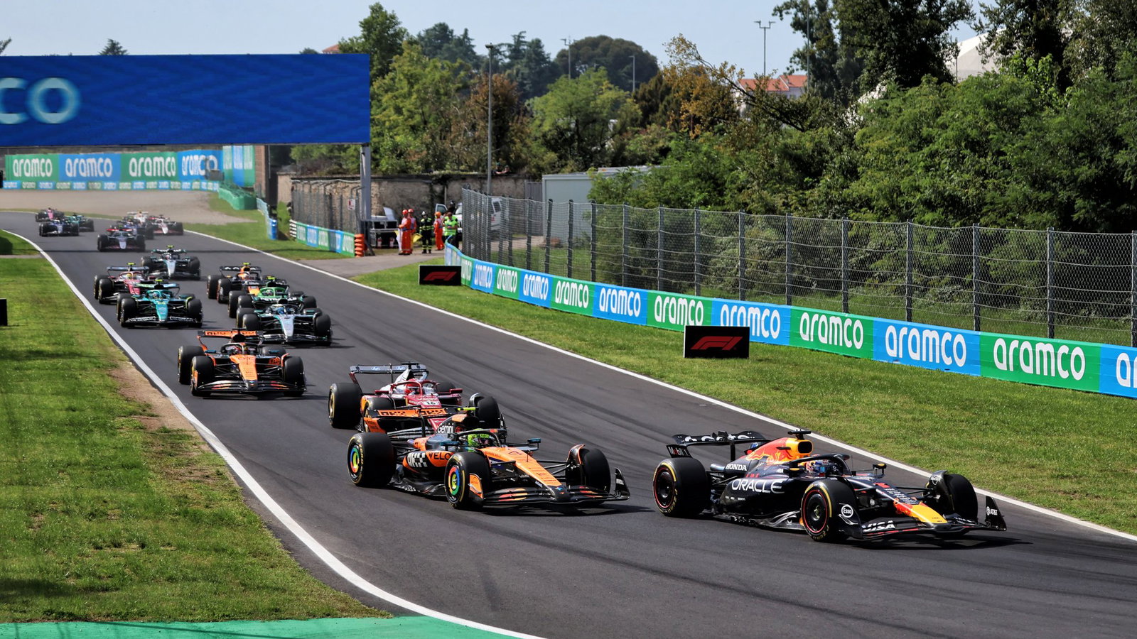 The start of the 2025 Italian Grand Prix