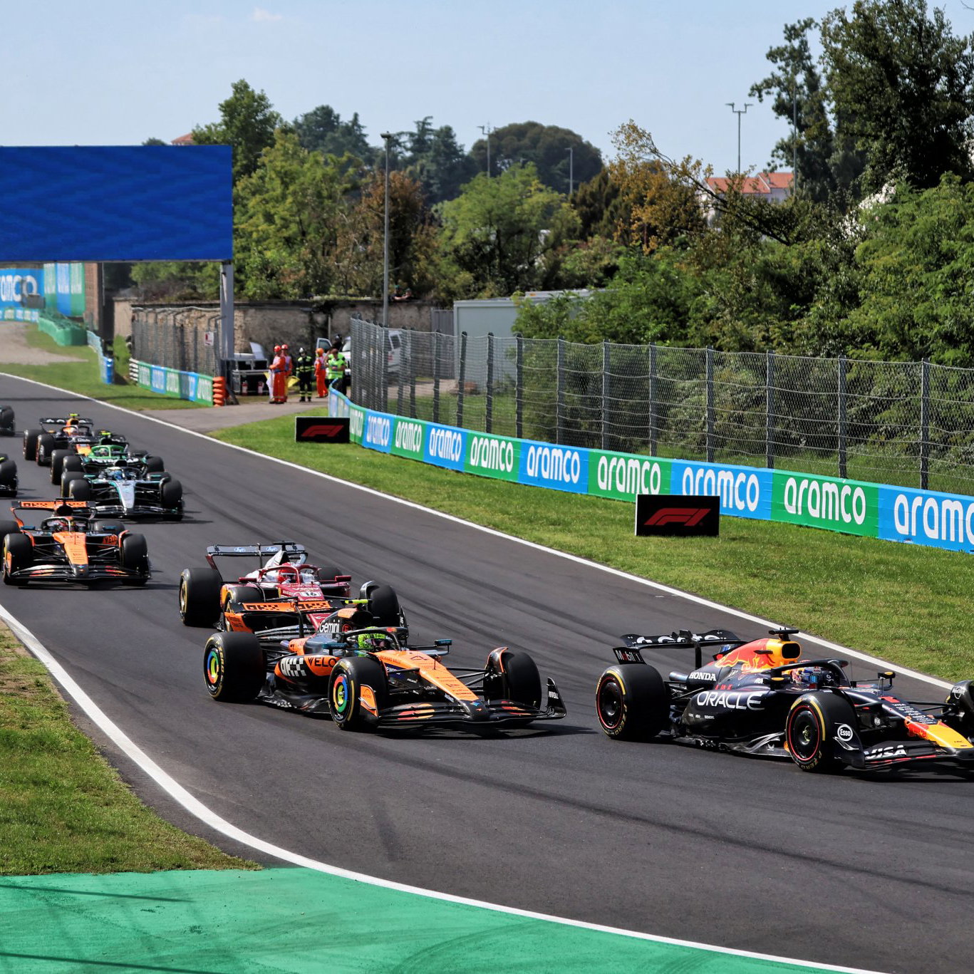 The start of the 2025 Italian Grand Prix