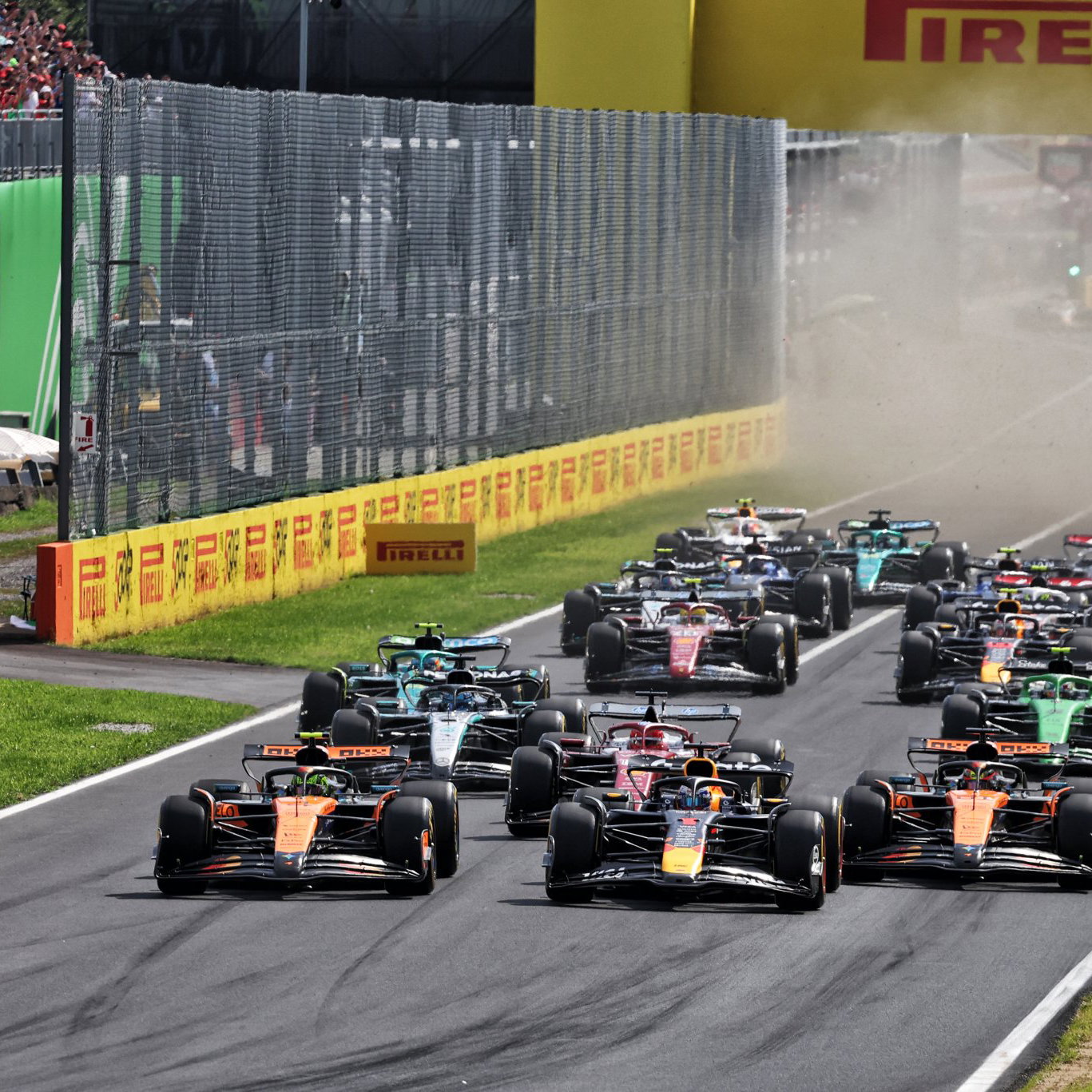 The start of the 2025 Italian Grand Prix 