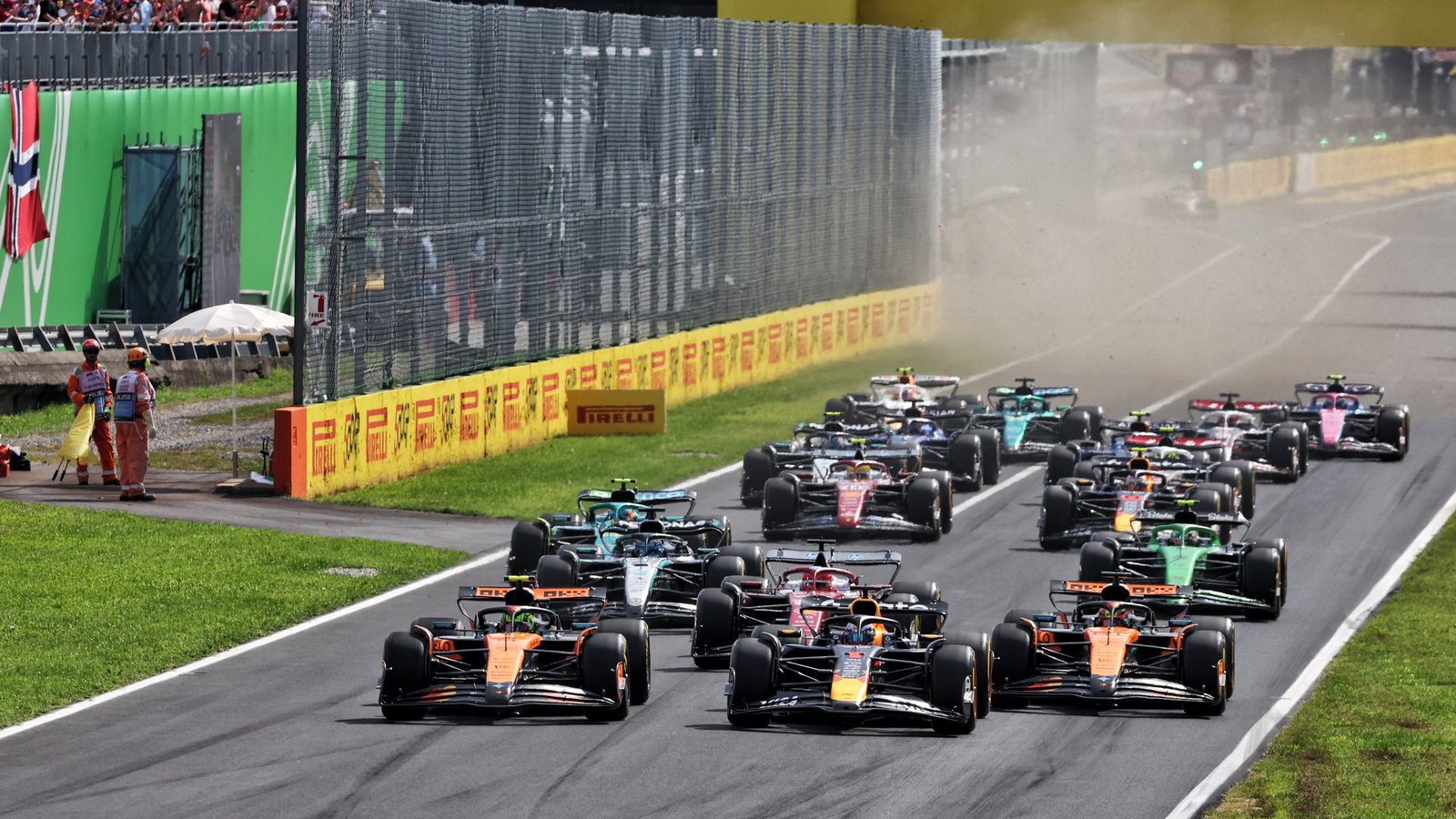 The start of the 2025 Italian Grand Prix