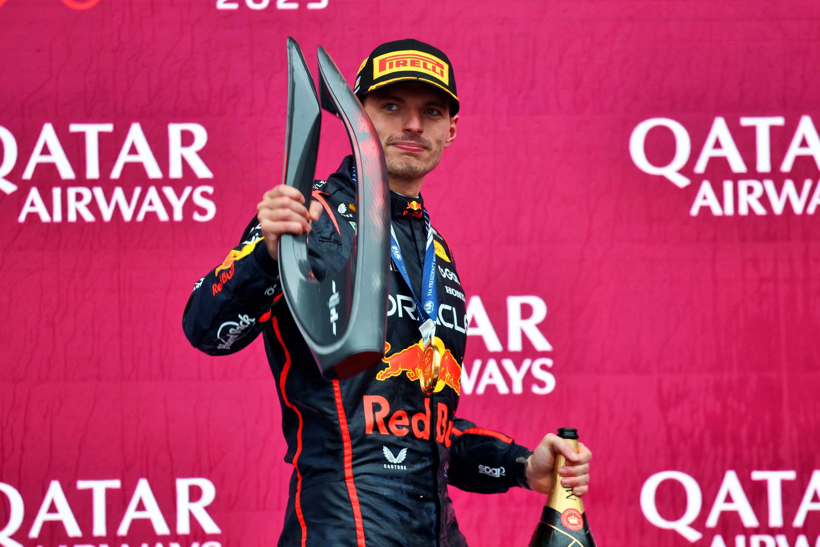 Verstappen has two wins in Baku - including last year's race