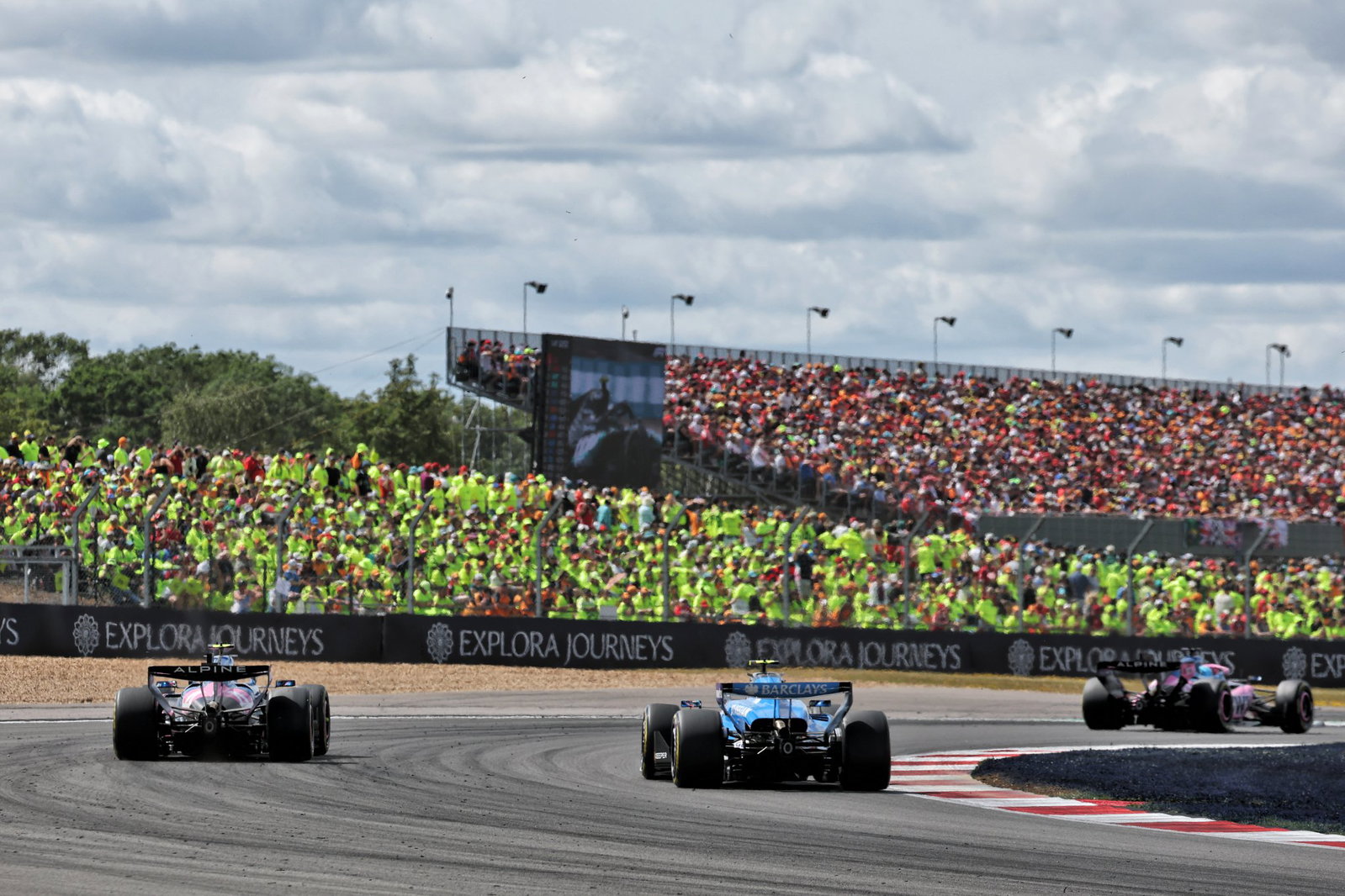 Part of the Landostand at the 2026 British GP