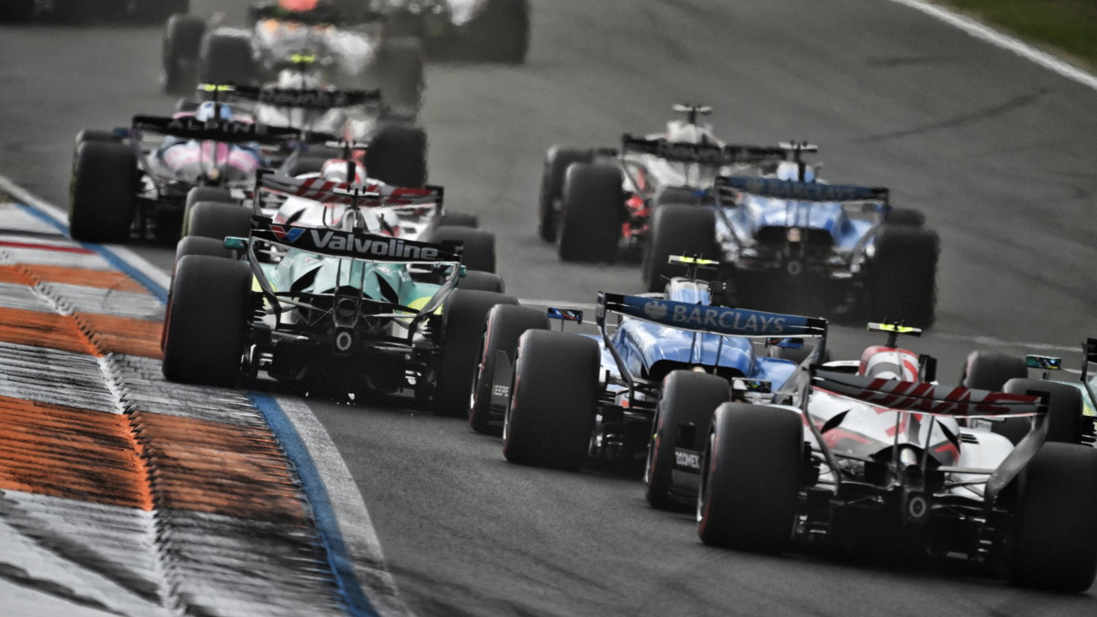 The midfield at Zandvoort