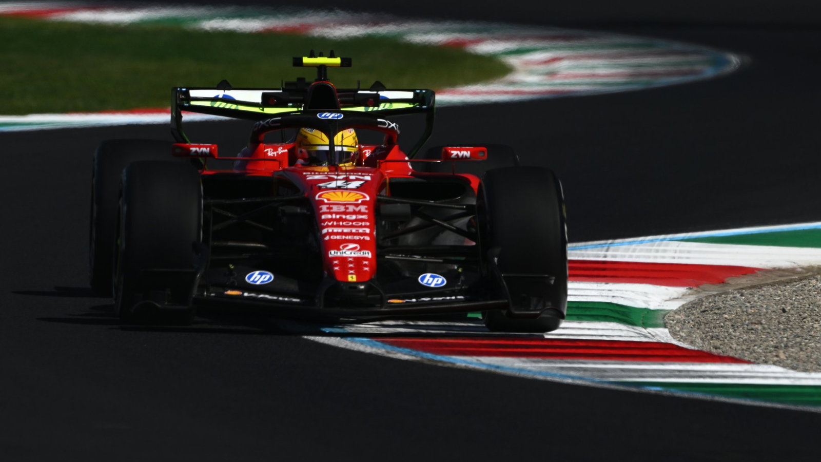 Ferrari is running a special livery for its home race at Monza 