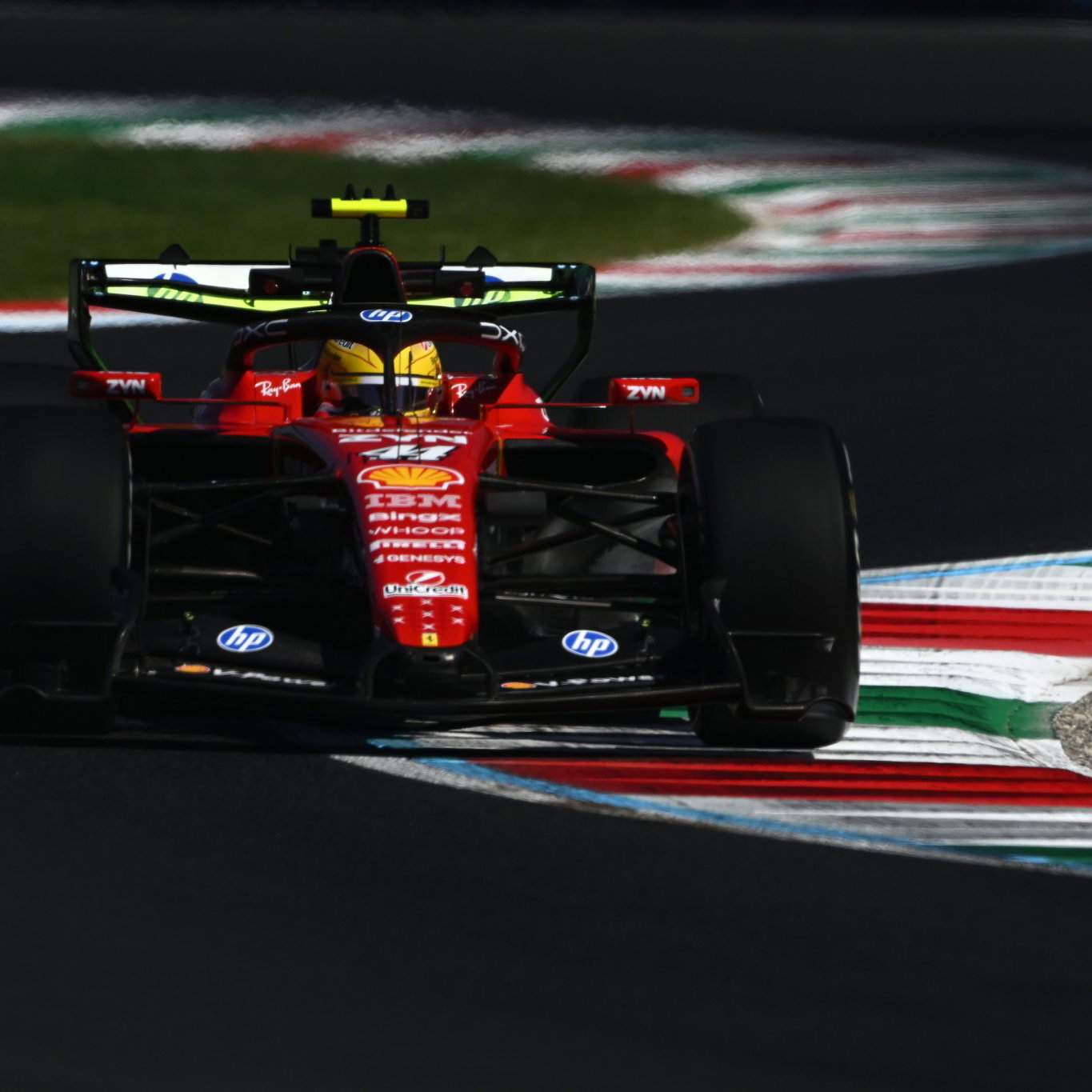Ferrari is running a special livery for its home race at Monza