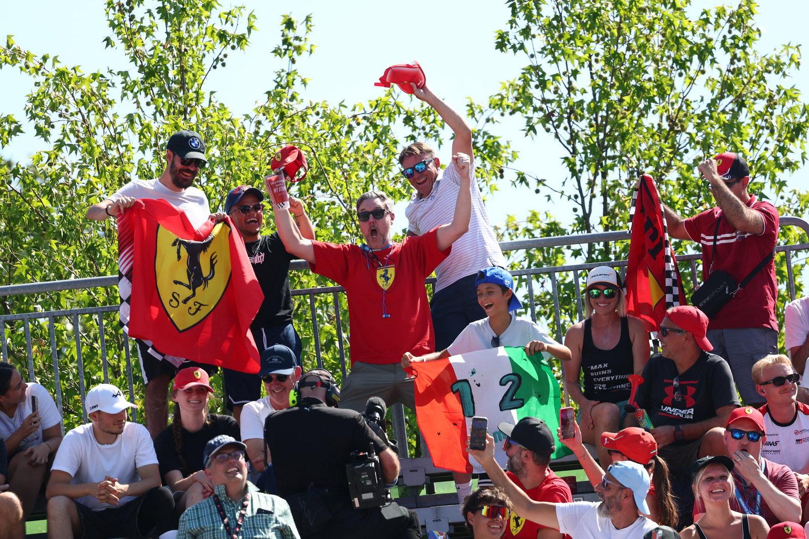 The Tifosi are hoping to see Ferrari win on home soil 