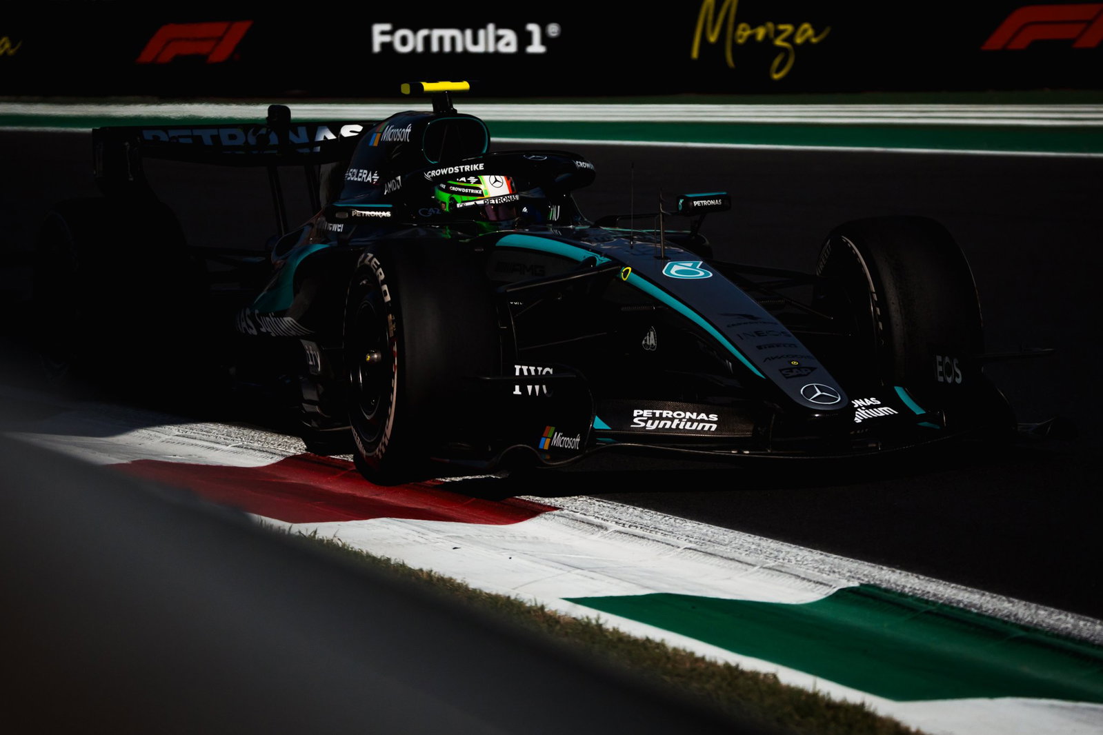 Antonelli will start his home race from the back of the grid