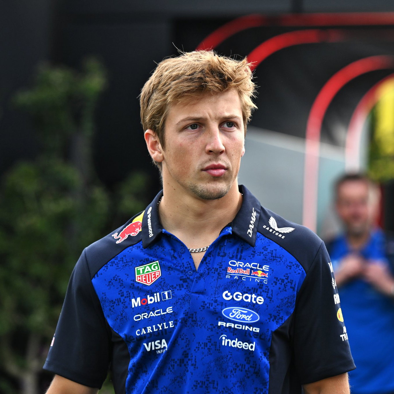 Lawson will start at the back in Monza