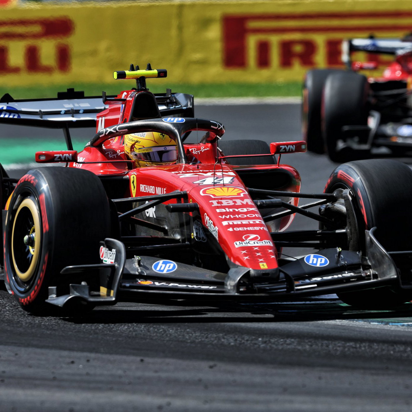 There is seemingly growing tension between Lewis Hamilton and Charles Leclerc