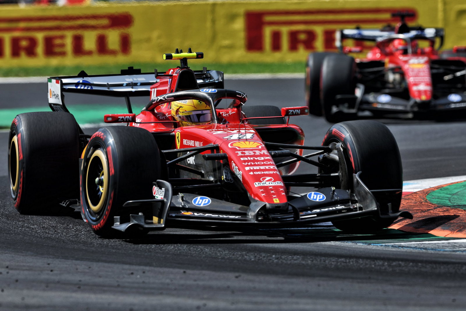 There is seemingly growing tension between Lewis Hamilton and Charles Leclerc