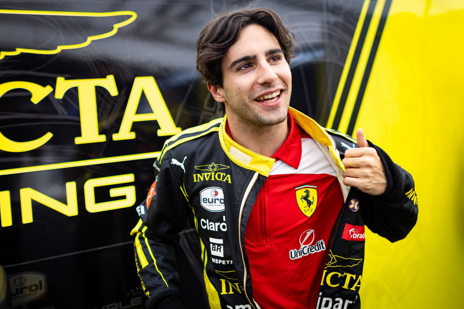 Rafael Camara is second in the Formula 2 standings