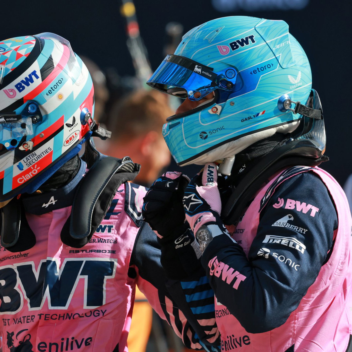 Colapinton and Gasly at Monza
