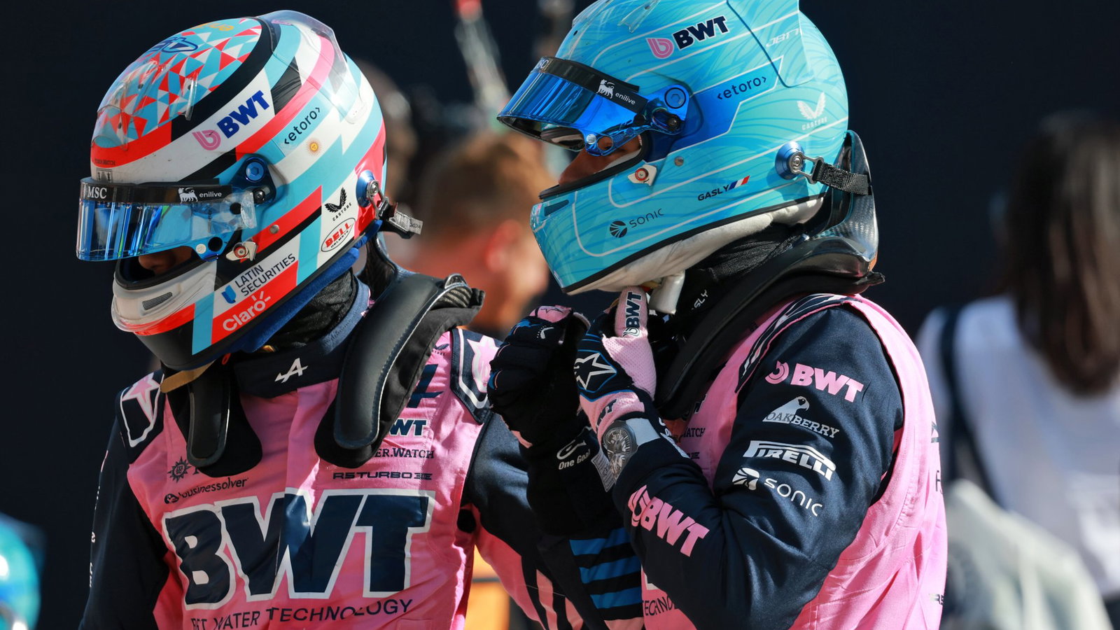 Colapinton and Gasly at Monza