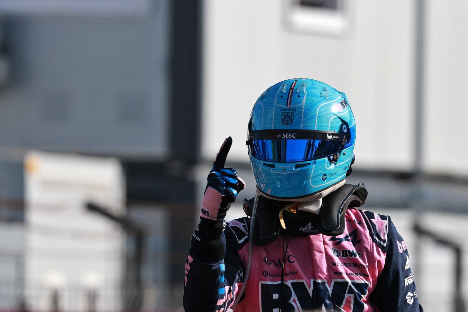 Gasly celebrates his stunning maiden F1 pole 