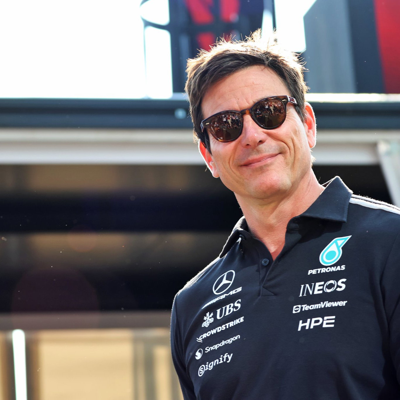 Wolff praised the 'racing gods' after the Spanish Grand Prix