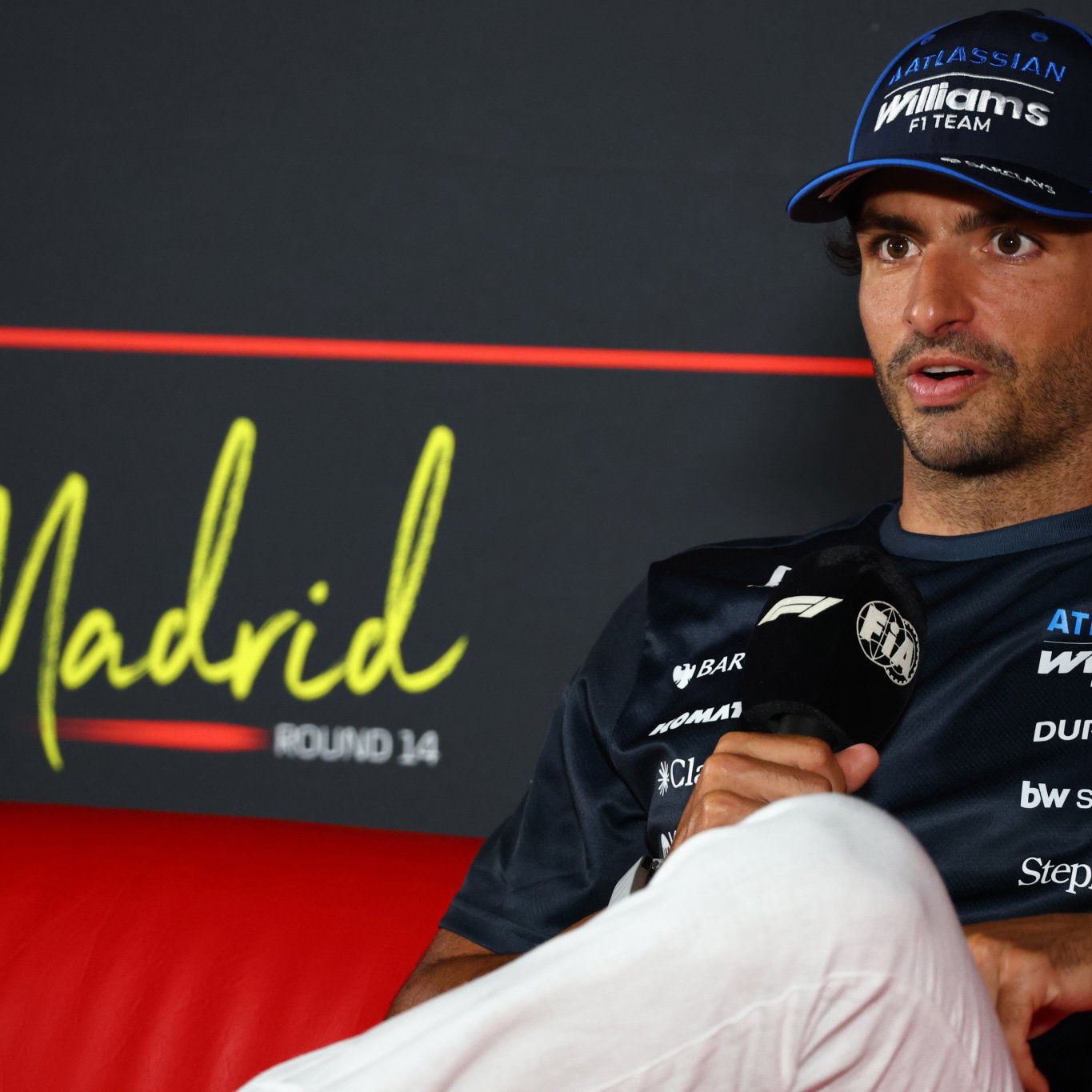 Sainz in Madrid